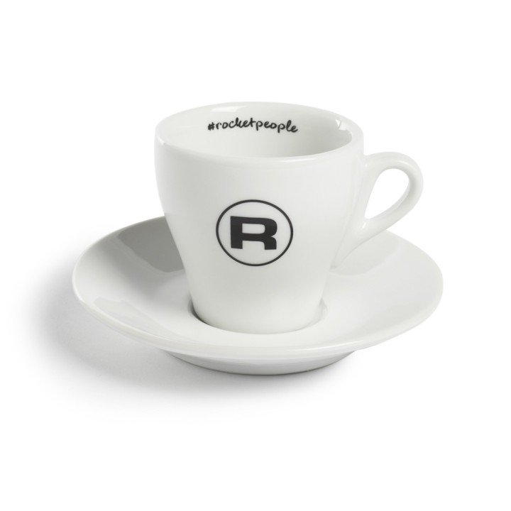 Rocket Hashtag Espresso Cups White - Set of 6 | ECS UK