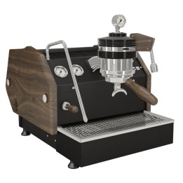 La Marzocco GS3 MP Flat Black Walnut Wood Kit Espresso Machine