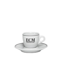ECM Espresso Cups with Saucers - Set of 6 | ECS UK