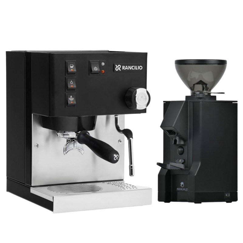 RANCILIO SILVIA Black + EUREKA MIGNON MANUALE BUNDLE