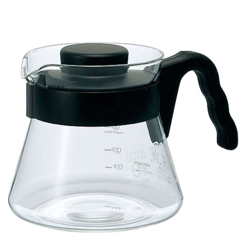 hario v60 coffee server 450ml - compact & practical