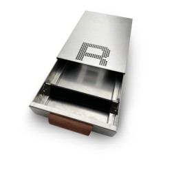 rocket knock box drawer - convenient coffee grounds disposal