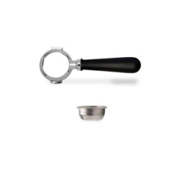 Lelit Portafiltro Senza Fondo Manico Noce Nero