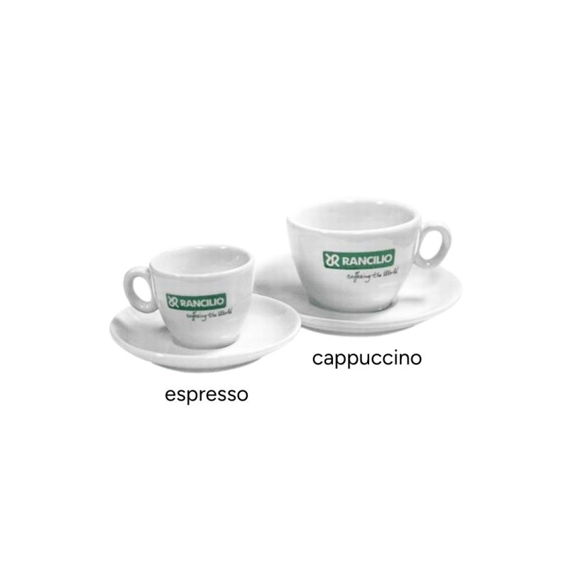 rancilio espresso cups set of 6 - classic design