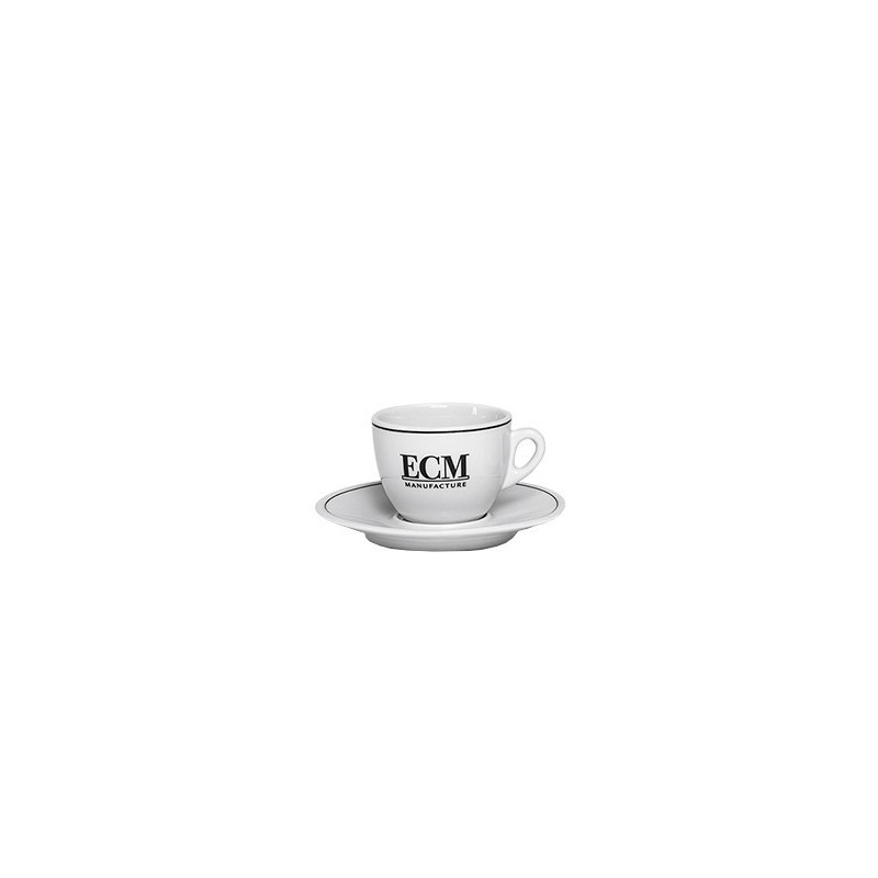 ecm cappuccino cups with saucers - set of 6