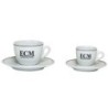 ecm espresso cups with saucers - set of 6