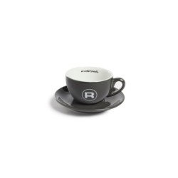 rocket hashtag cappuccino cups grey - set of 6