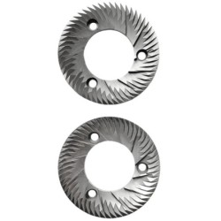 eureka 75mm hardened steel burrs - durable & efficient