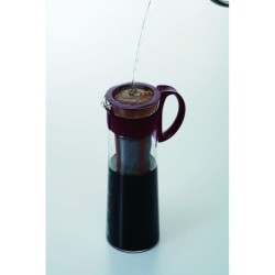 hario water brew coffee pot brown - stylish design