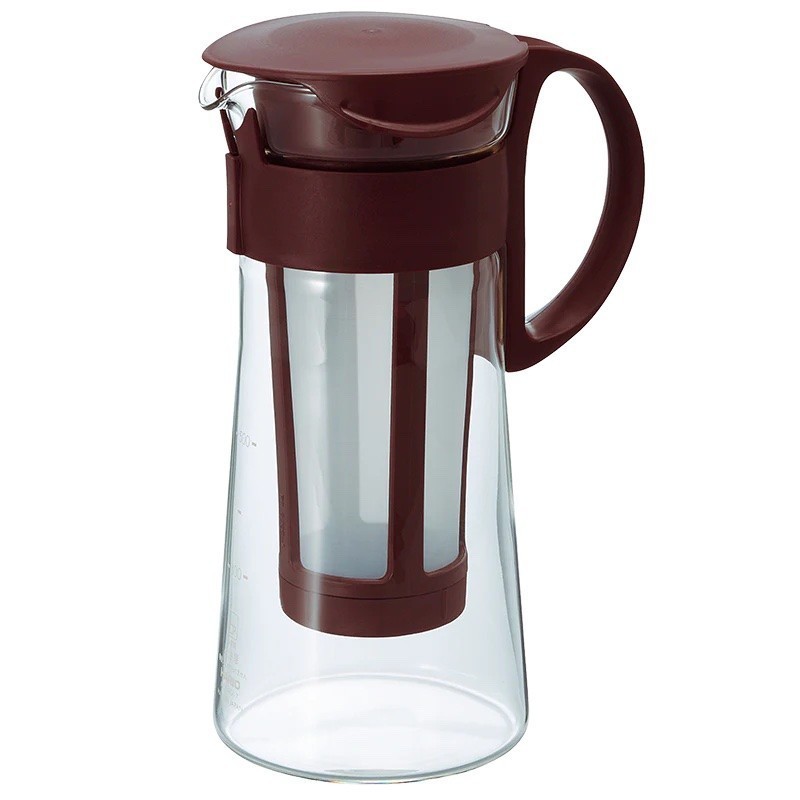 hario cold brew coffee pot mini brown - compact