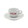 ecs espresso cup with saucer - set of 6