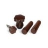 la pavoni wood handle set kit - classic design