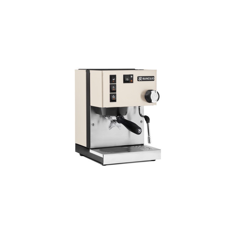 rancilio silvia white espresso machine - reliable & stylish
