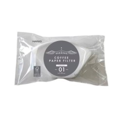 hario white paper filters for pegasus dripper 01w - 100 pcs