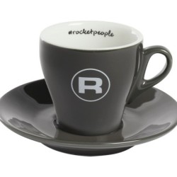 rocket espresso cups hashtag grey - set of 6