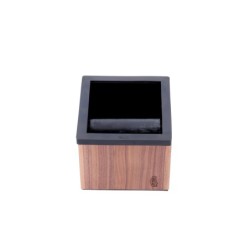 la marzocco walnut wood knock box - stylish & durable