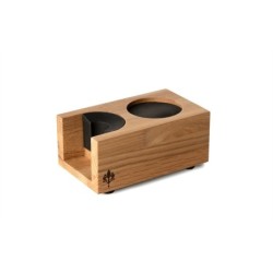 eureka tamp station single oak - sleek & efficient