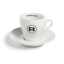 rocket hashtag espresso cups white - set of 6