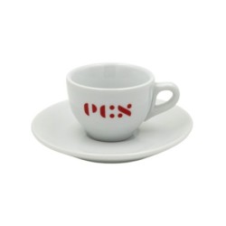 ecs espresso cup with saucer - set of 6