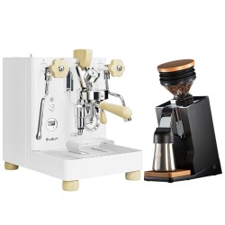 Lelit Bianca White + Eureka Mignon Single Dose Pro Bundle