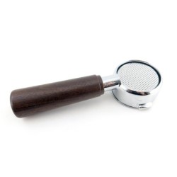 la pavoni bottomless portafilter wood handle