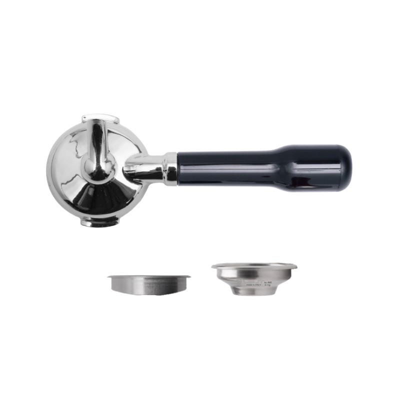 Lelit Single Spout Portafilter Black Classic Handle | ECS UK