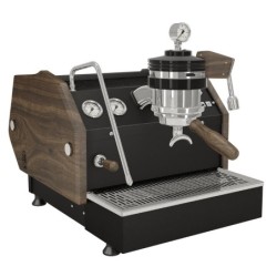 La Marzocco GS3 MP Flat Black Walnut Wood Kit Espresso Machine | ECS UK