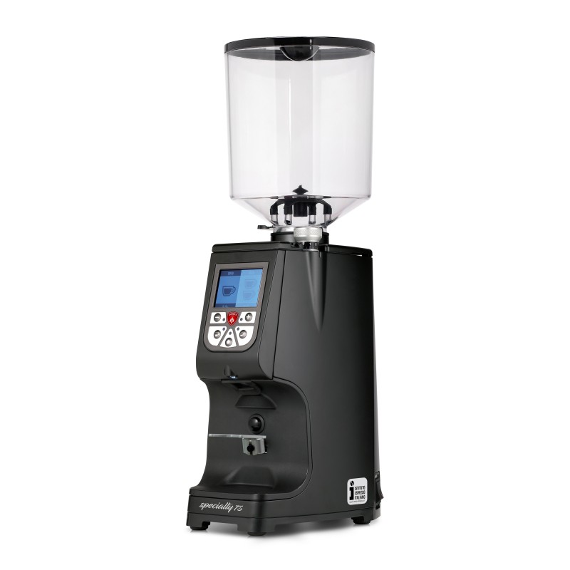 eureka atom specialty 75 black coffee grinder - pro