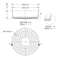 IMS Shower Screen E61 Competition | Barista Equipment UK