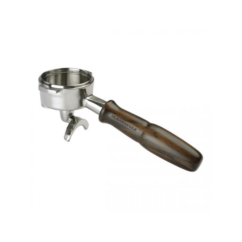 La Marzocco Wooden Portafilter Double Spout - Walnut | ECS UK