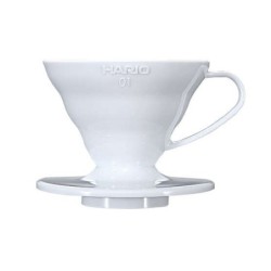 Hario Dripper V60 01 Plastic White | Barista Equipment UK