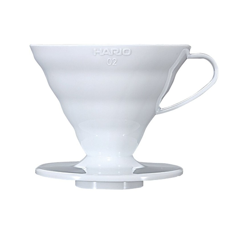 Hario Dripper V60 02 Plastic White | Barista Equipment UK