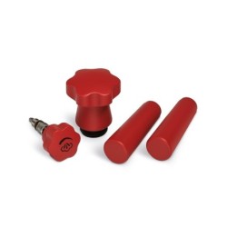 La Pavoni Wood Handle Set Kit In Red | Order Online Today