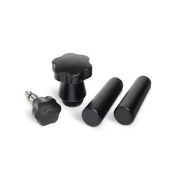 La Pavoni Wood Handle Set Kit In Black | Fast UK Delivery