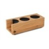 Eureka Tamp Station Double Oak Barista Accessory | ECS UK