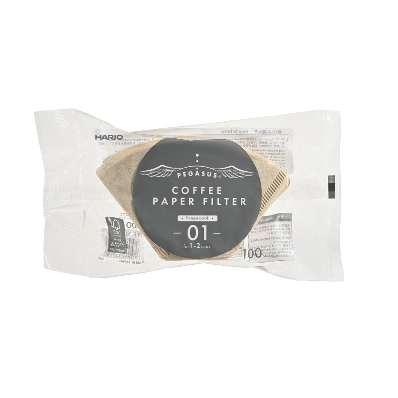 Hario White Paper Filters For Pegasus Dripper 01M 100 Pz | ECS UK