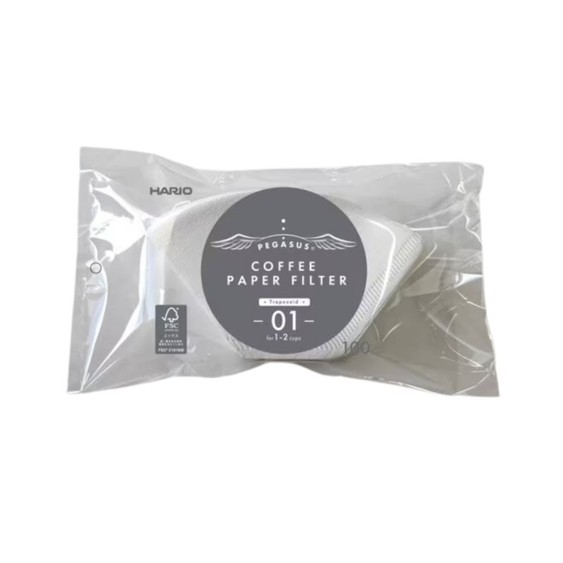 Hario White Paper Filters For Pegasus Dripper 01W 100 Pz | ECS UK