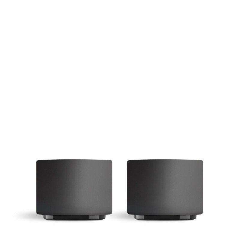 Fellow Monty Milk Art Espresso Cups Black - Set Of 2 | ECS UK