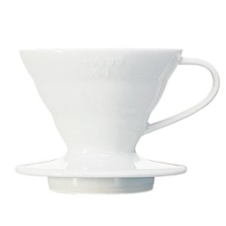 Hario Coffee Dripper V60 01 Ceramic White | Available Now