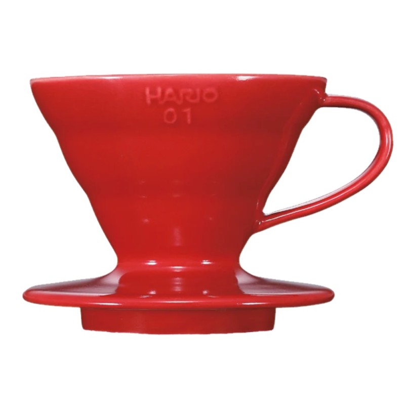 Hario Coffee Dripper V60 01 Red (plastic) | Available Now