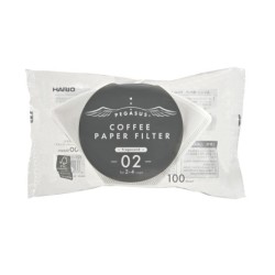 Hario Filtri Carta Bianchi Per Dripper Pegasus 02W 100 Pz | ECS UK