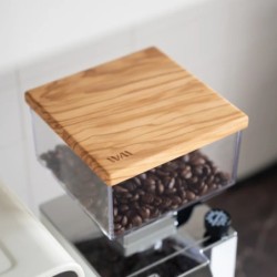 Wiedemann Manufaktur Eureka Mignon Hopper Lid In Olive Wood | ECS UK