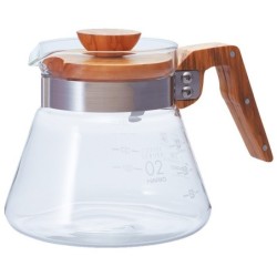 Hario V60 Coffee Server 600ML Olive Wood | Shop Online Now