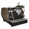 La Marzocco GS3 MP Flat Black Walnut Wood Kit Espresso Machine | ECS UK