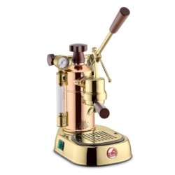 La Pavoni Professional Rame Gold | Lever Machine | ECS UK