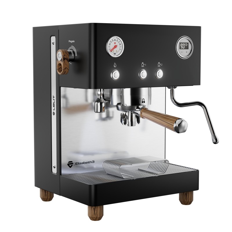 Lelit Elizabeth3 PL92T3 Black | Dual Boiler, Pagaia | ECS