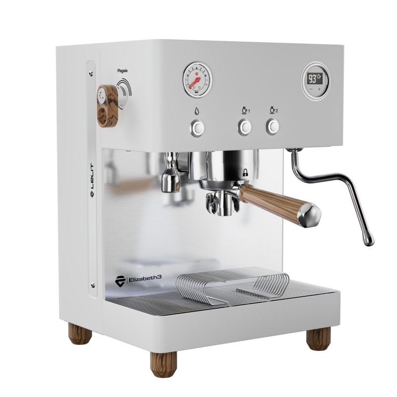 Lelit Elizabeth3 PL92T3 White | Dual Boiler, Pagaia | ECS